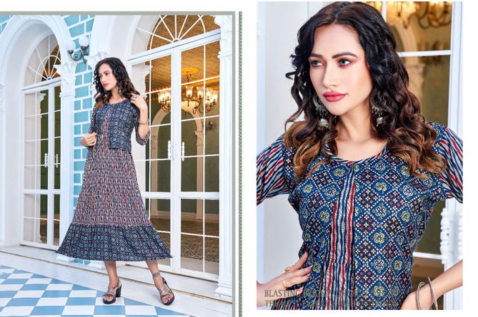 Rangoon Vol 10 By Kinti Anarkali Kurtis Catalog